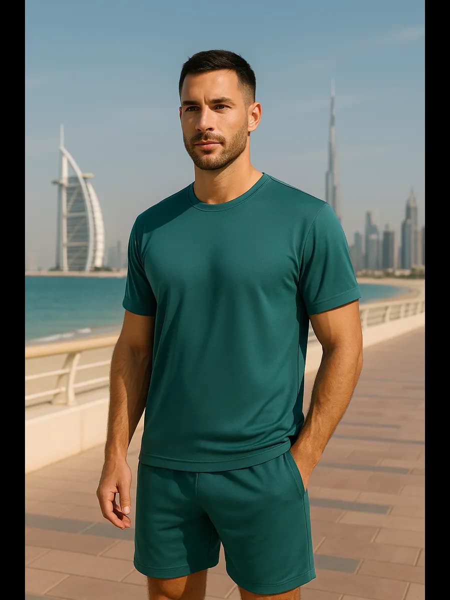 Костюм домашний с футболкой и шортами летний