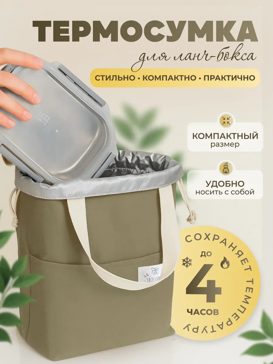 Термосумка для обеда сумка для ланча - фото 1