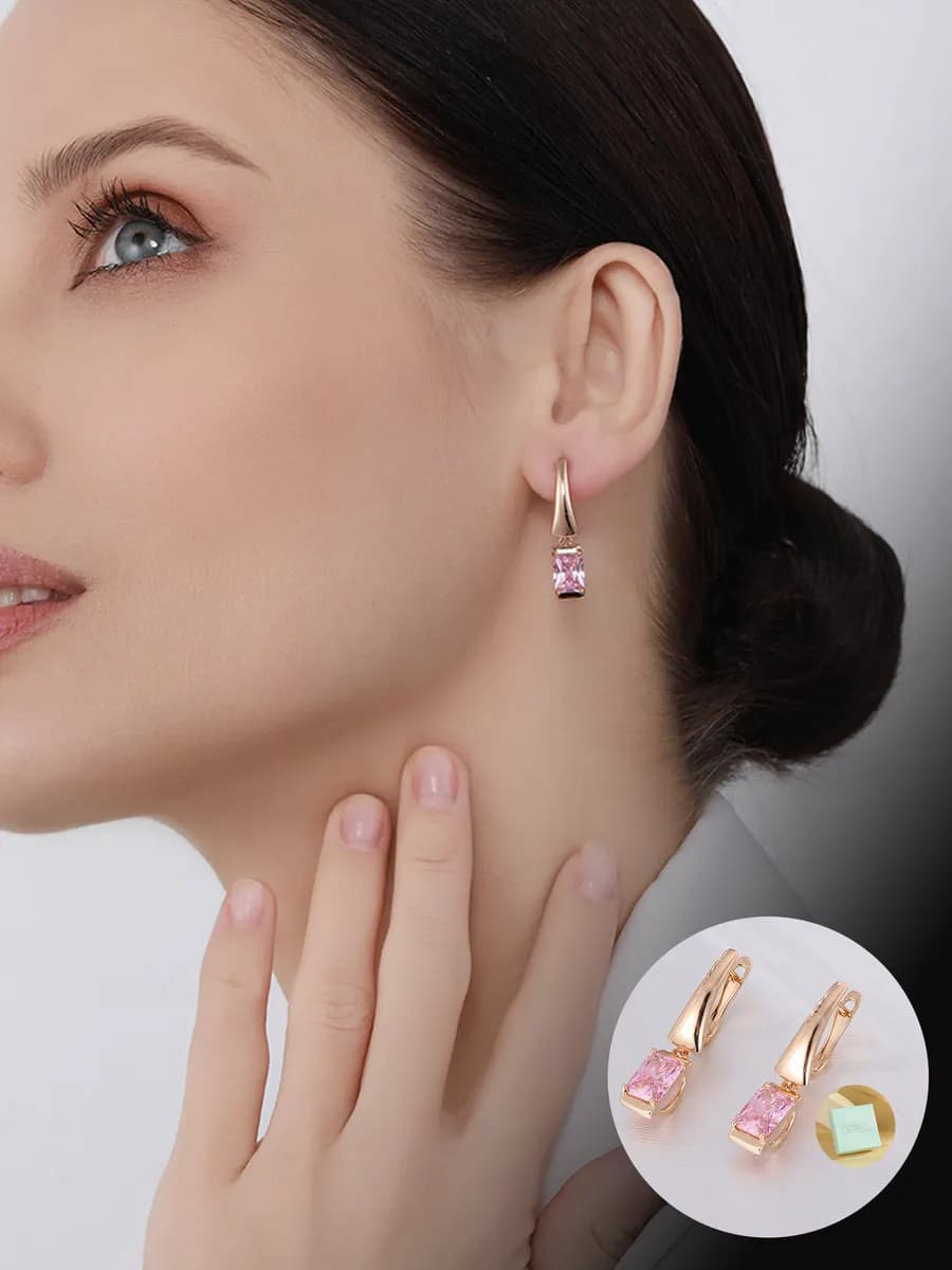 Серьги длинный крупные бижутерия с камнями