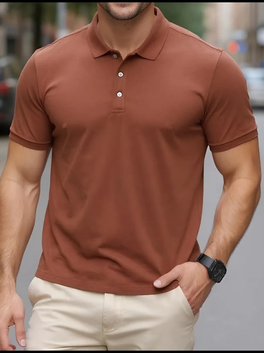 Футболка поло с коротким рукавом