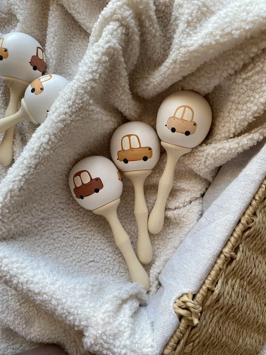 Погремушка маракас машинки