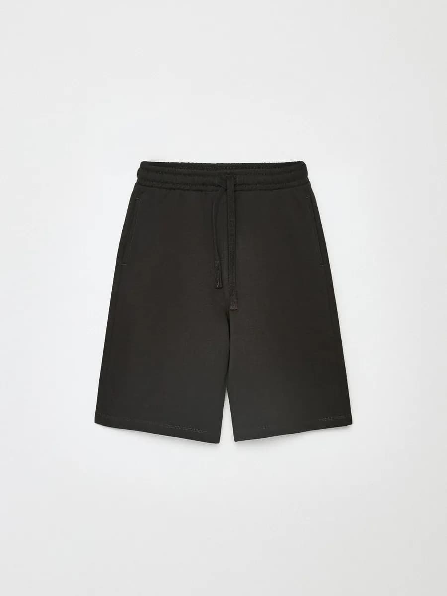 Шорты базовые трикотажные с принтом