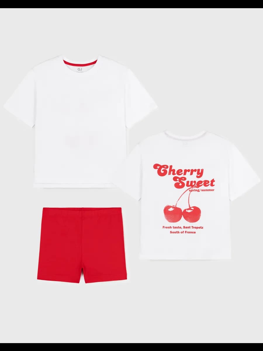 Пижама oversize с принтом на спине - фото 1