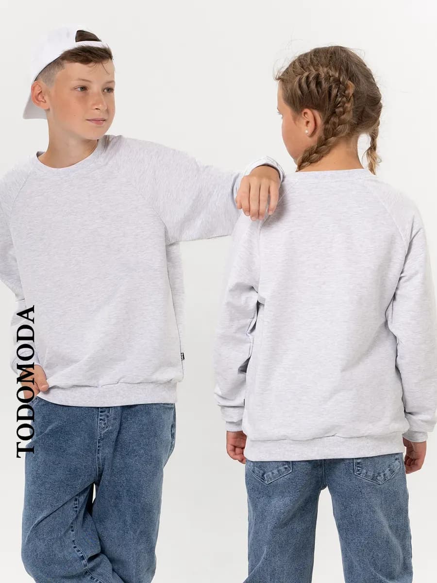 Свитшот детский без начеса реглан