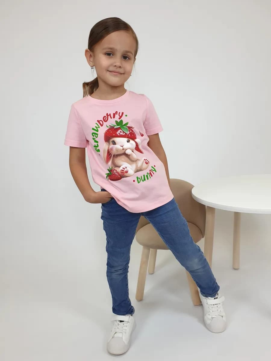 Футболка детская летняя с принтом в садик - фото 1