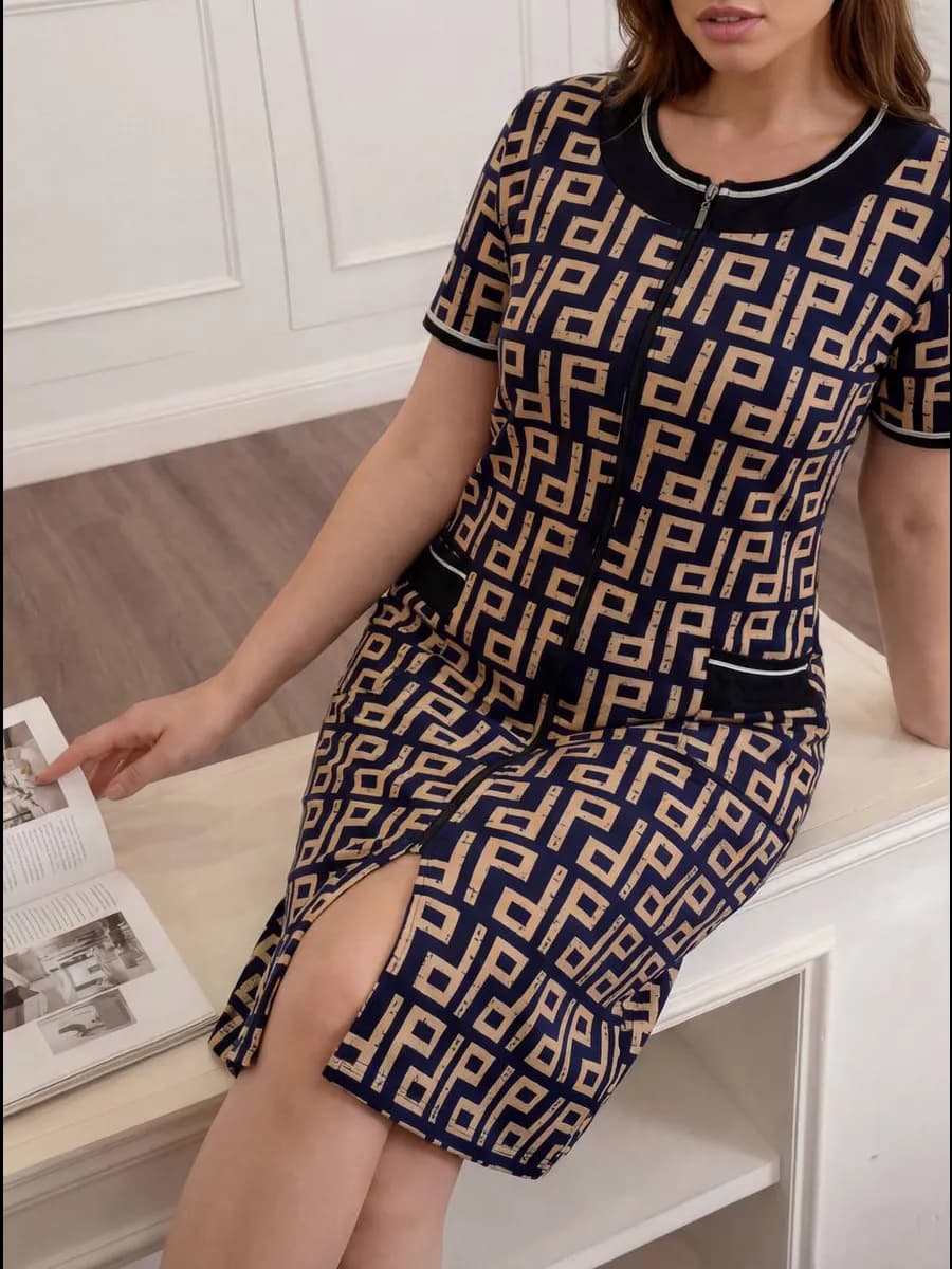 Халат домашний на молнии большие размеры