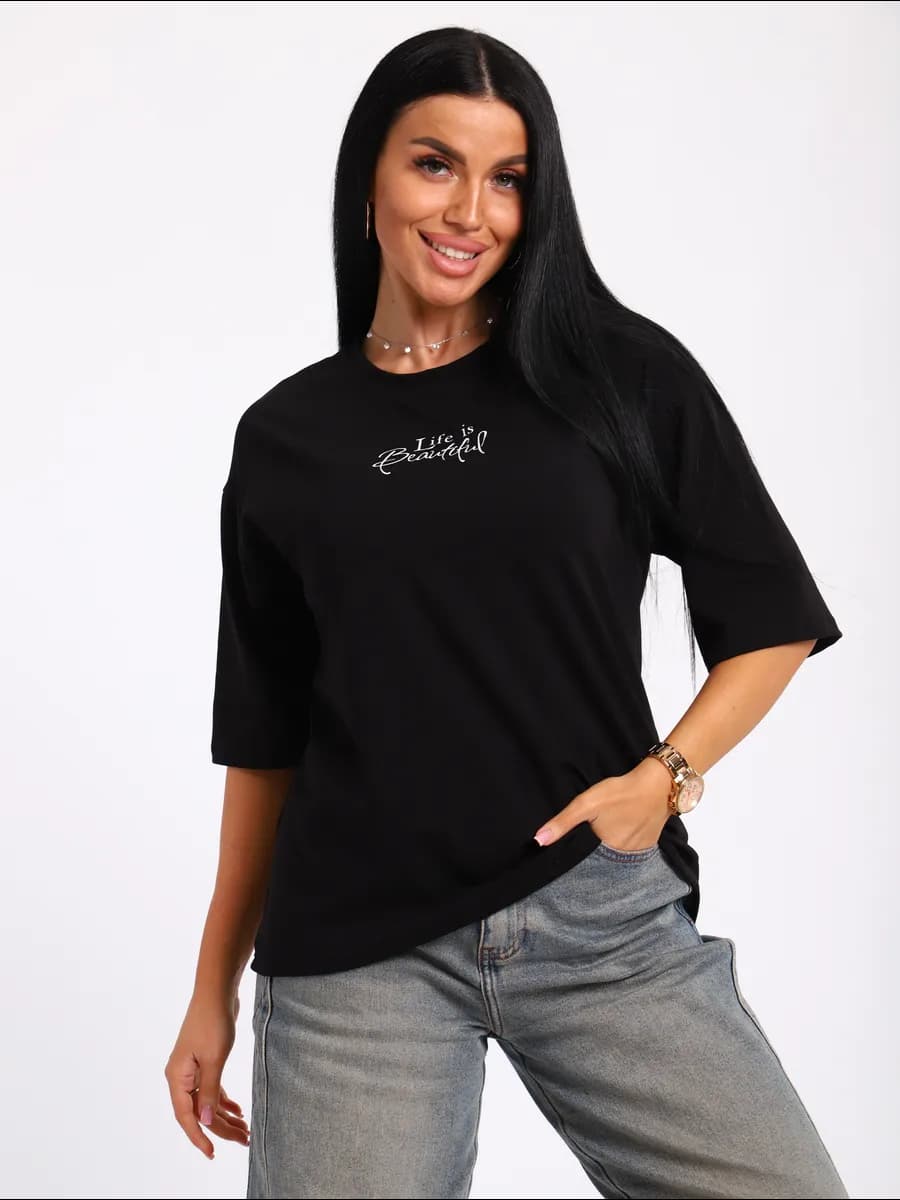 Футболка летняя с принтом