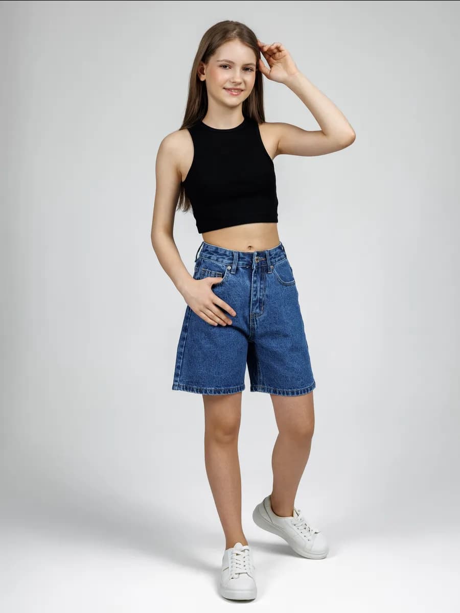 Шорты джинсовые летние для девочки