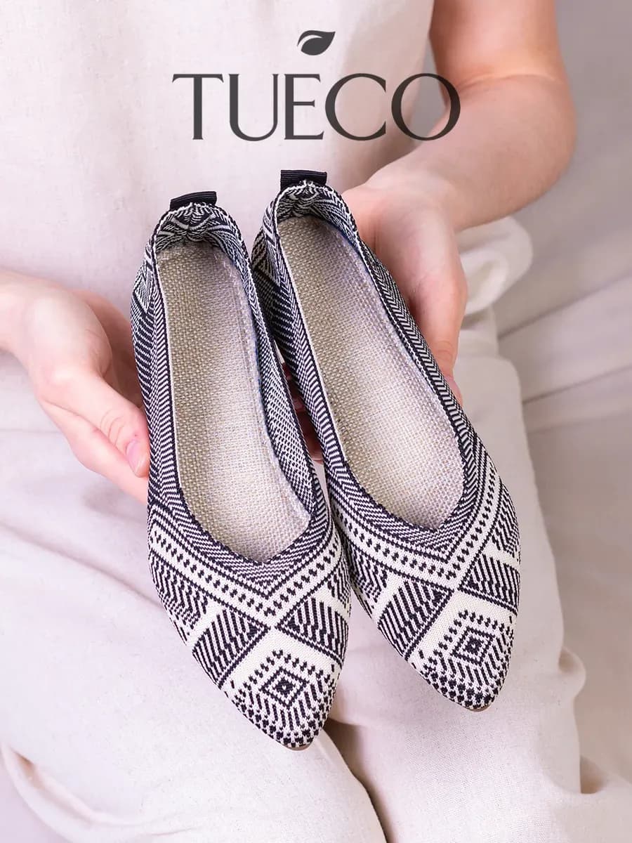 Эко балетки из натуральных материалов