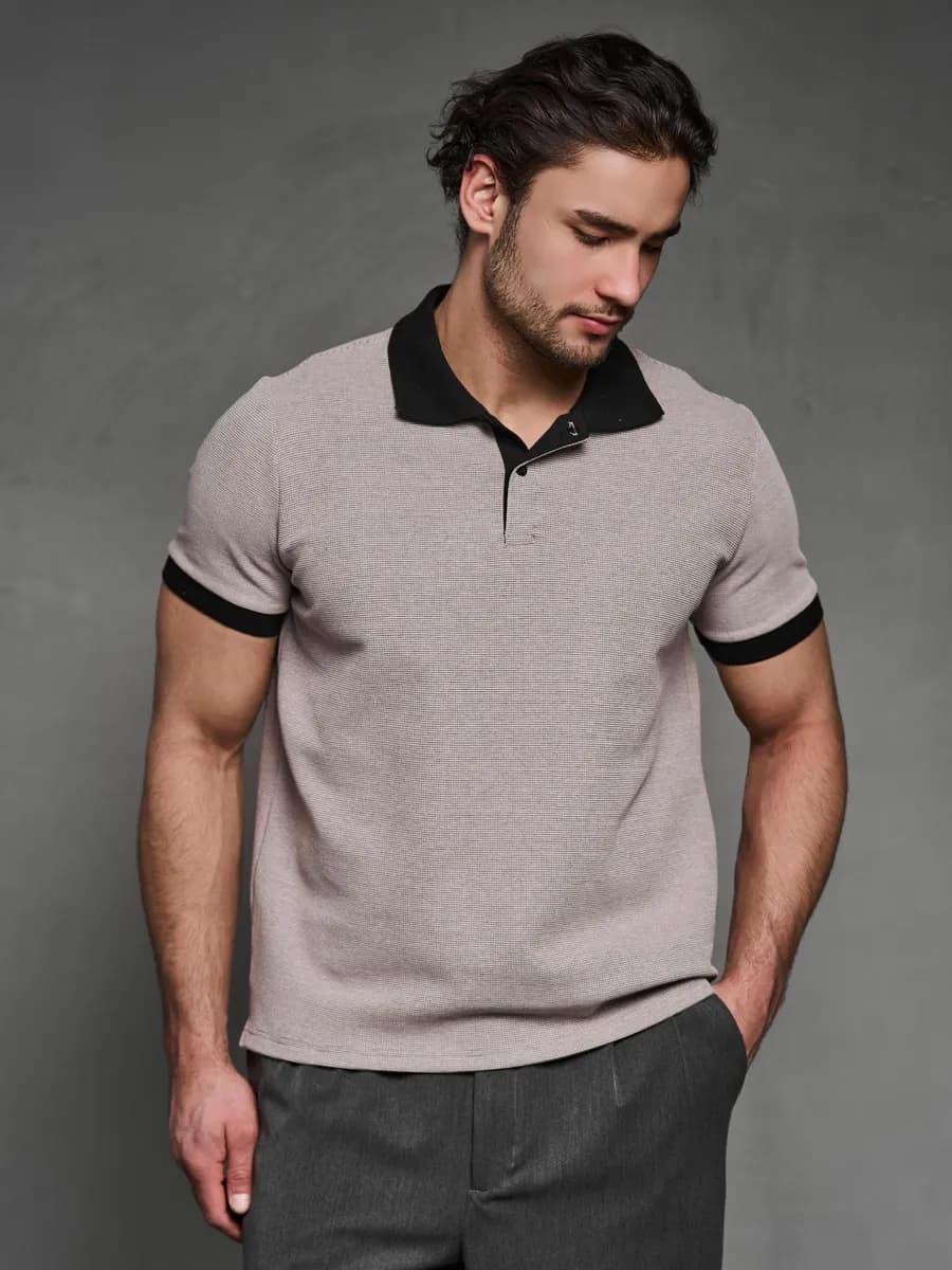 Футболка поло с коротким рукавом