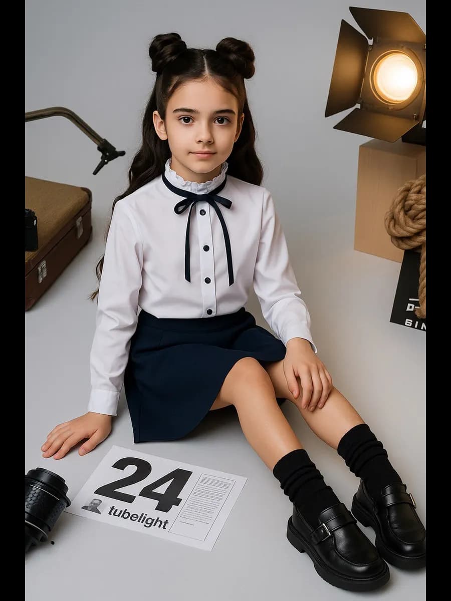 Школьная блузка нарядная