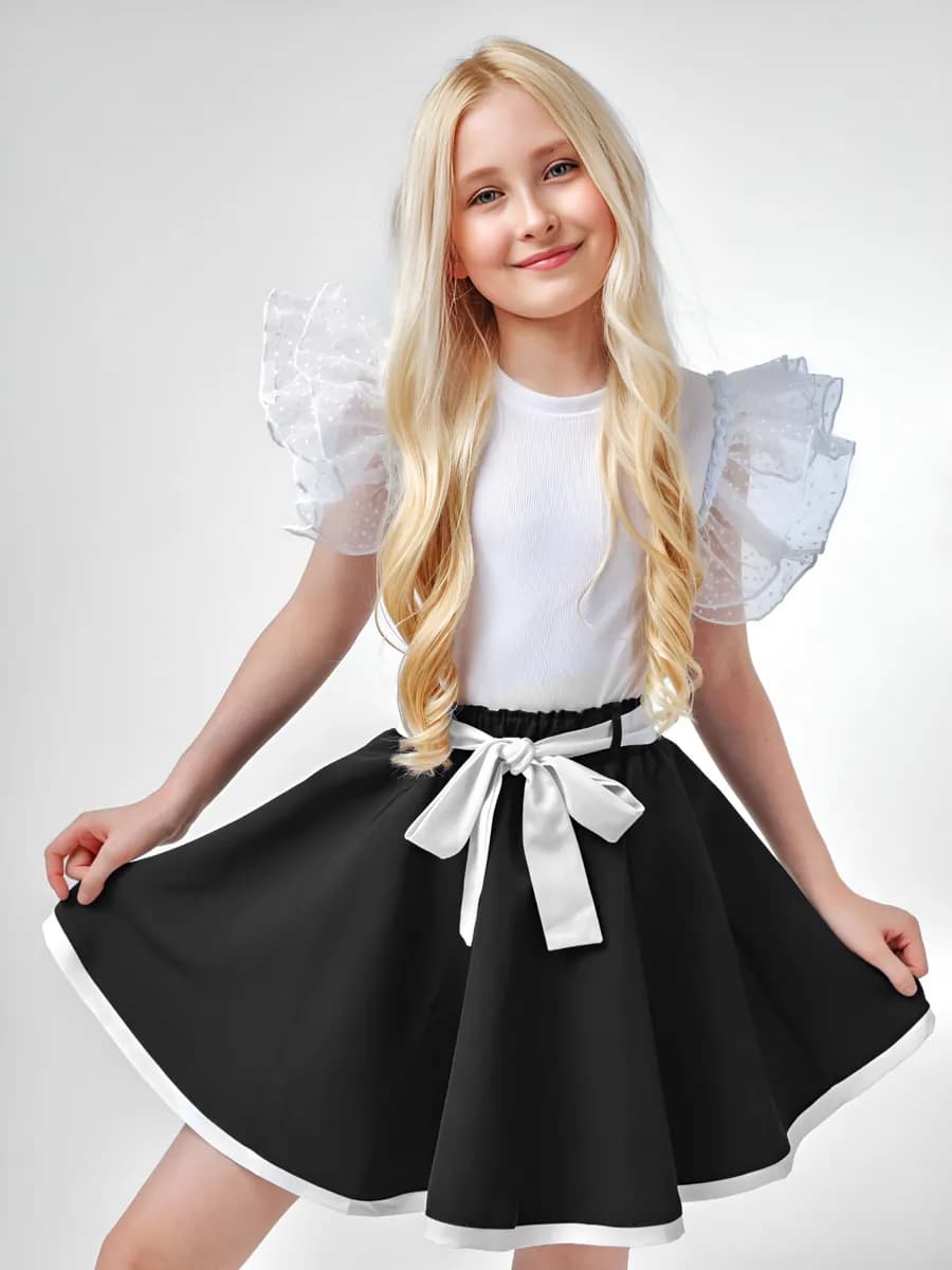 Юбка школьная нарядная