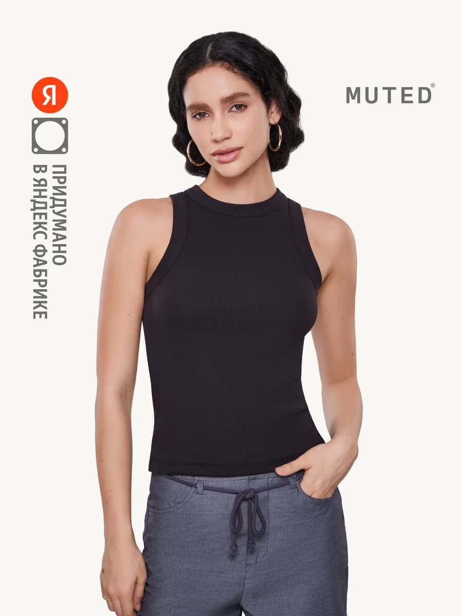 Майка BASIC, черный