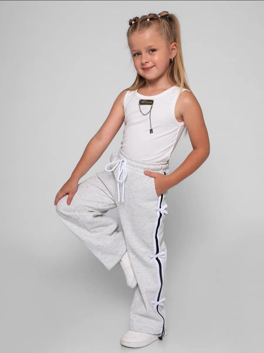 Палаццо брюки Y2K coquette для малышей