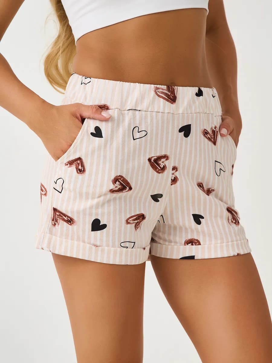 Шорты домашние хлопок короткие пижамные