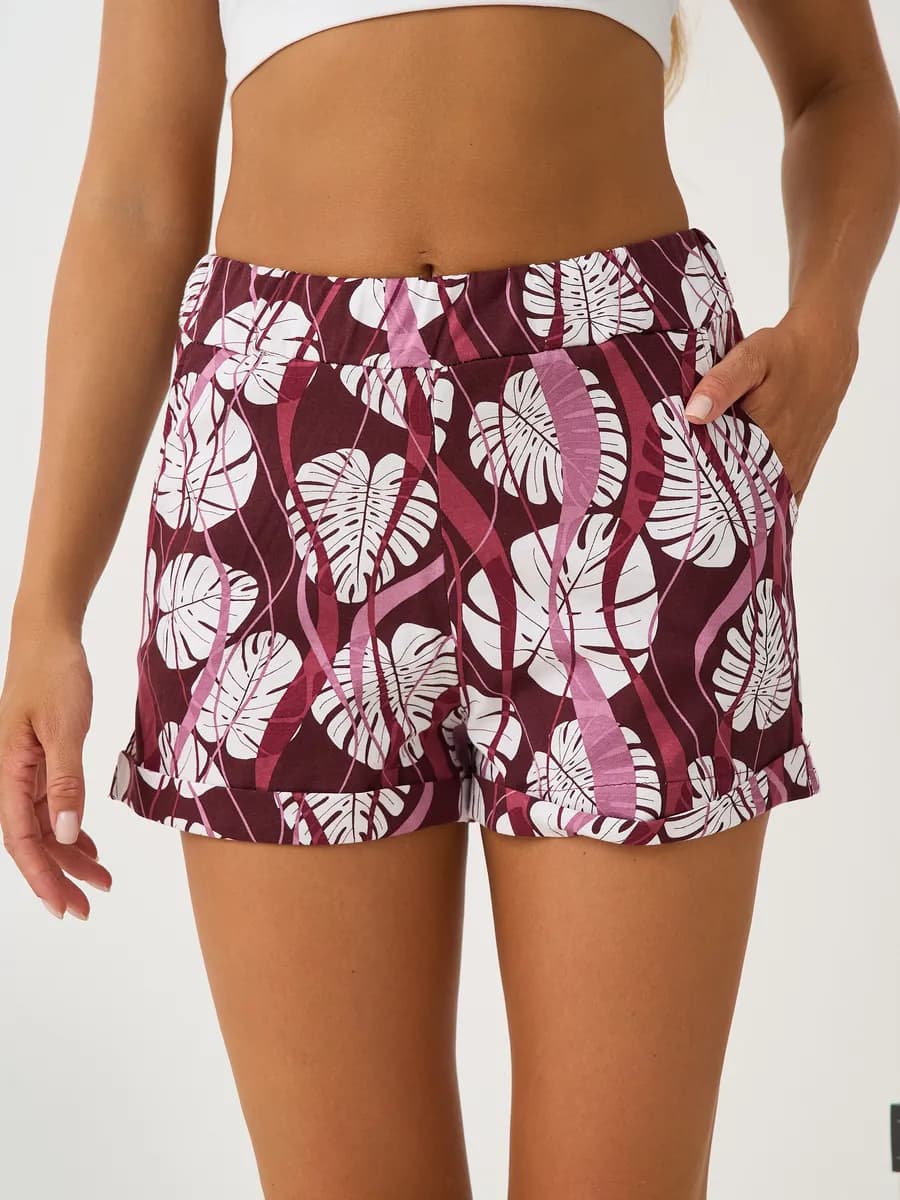 Шорты домашние хлопок короткие пижамные