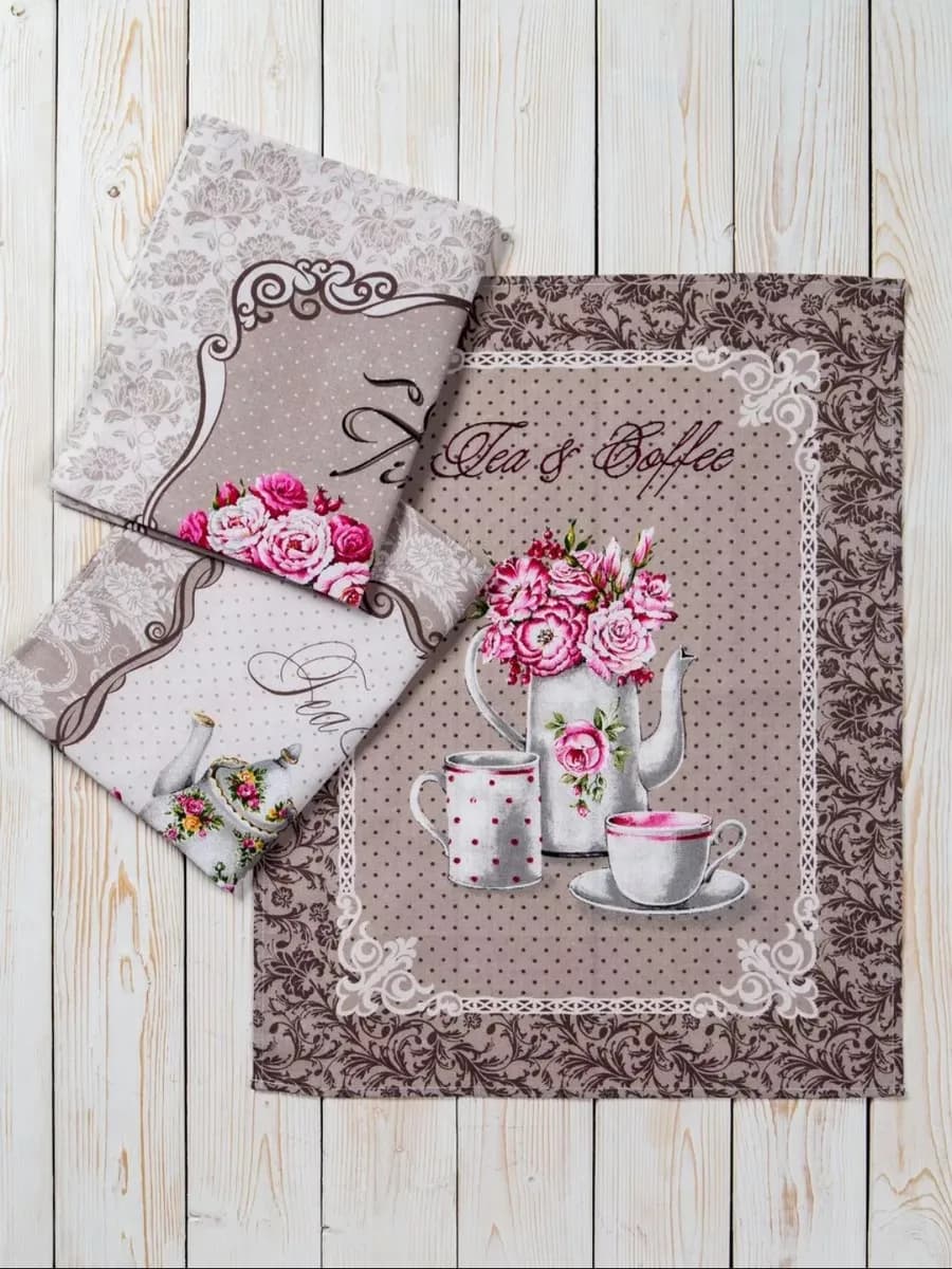 Кухонные полотенца 48х60 3 шт