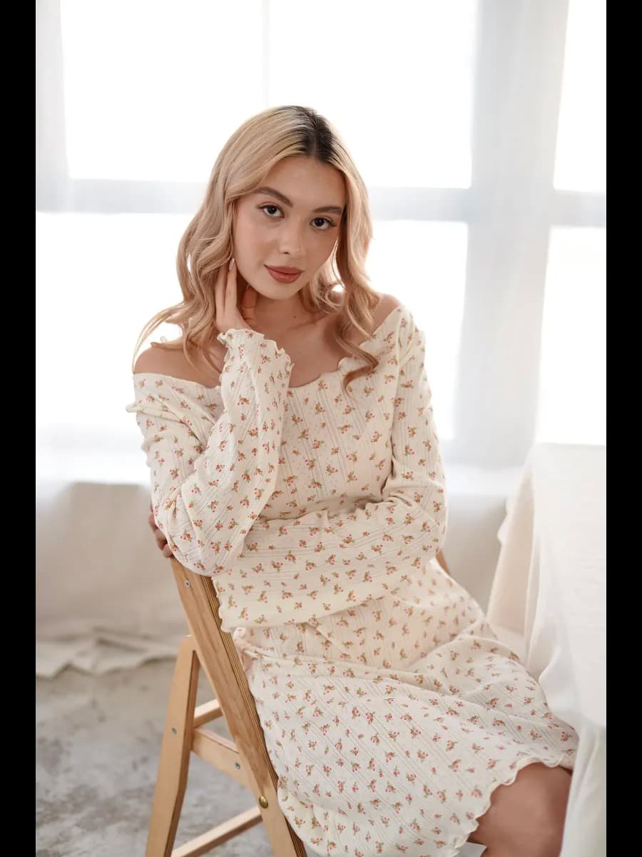 Сорочка ночная хлопковая домашняя пижама