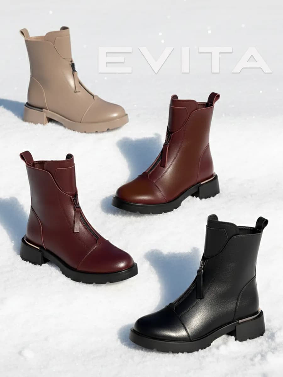 Ботинки зимние натуральная кожа