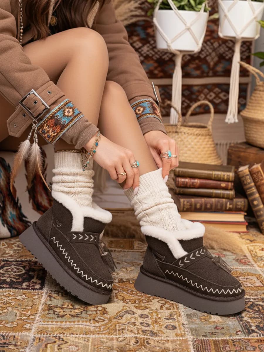 Угги зимние натуральная замша