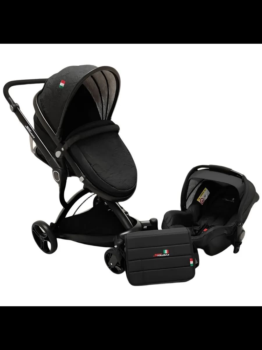 Коляска трансформер всесезонная с автокреслом