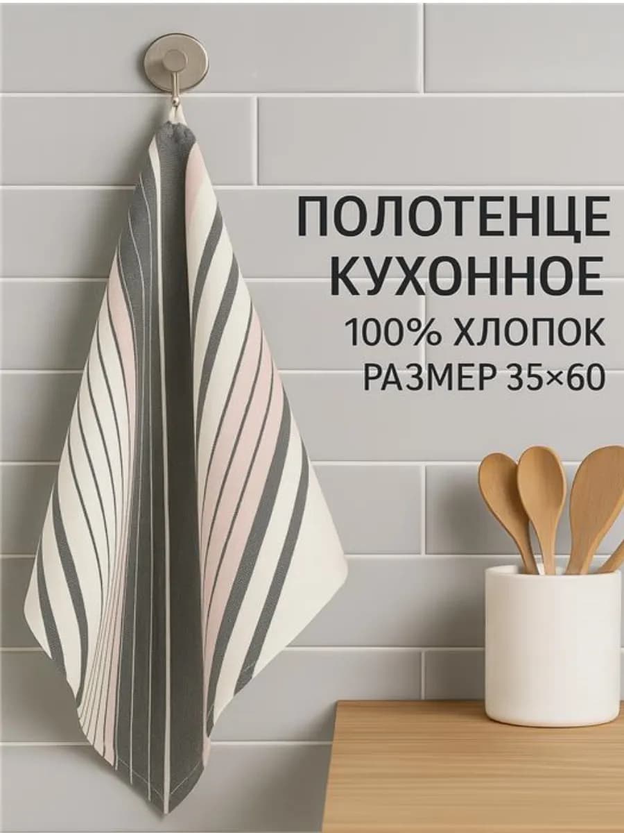 Кухонное полотенце 35×60 для посуды