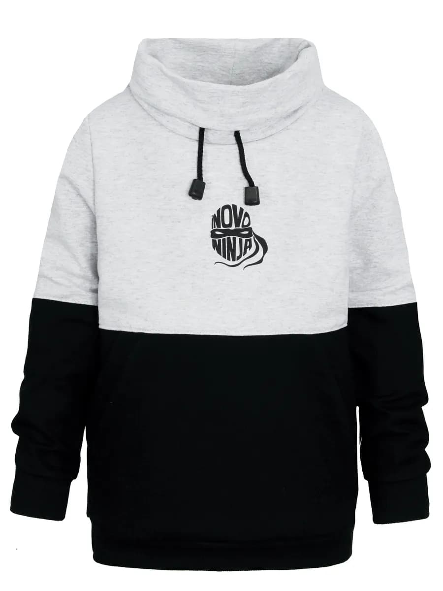 Свитшот оверсайз 5-12 лет с принтом без начеса для подростка