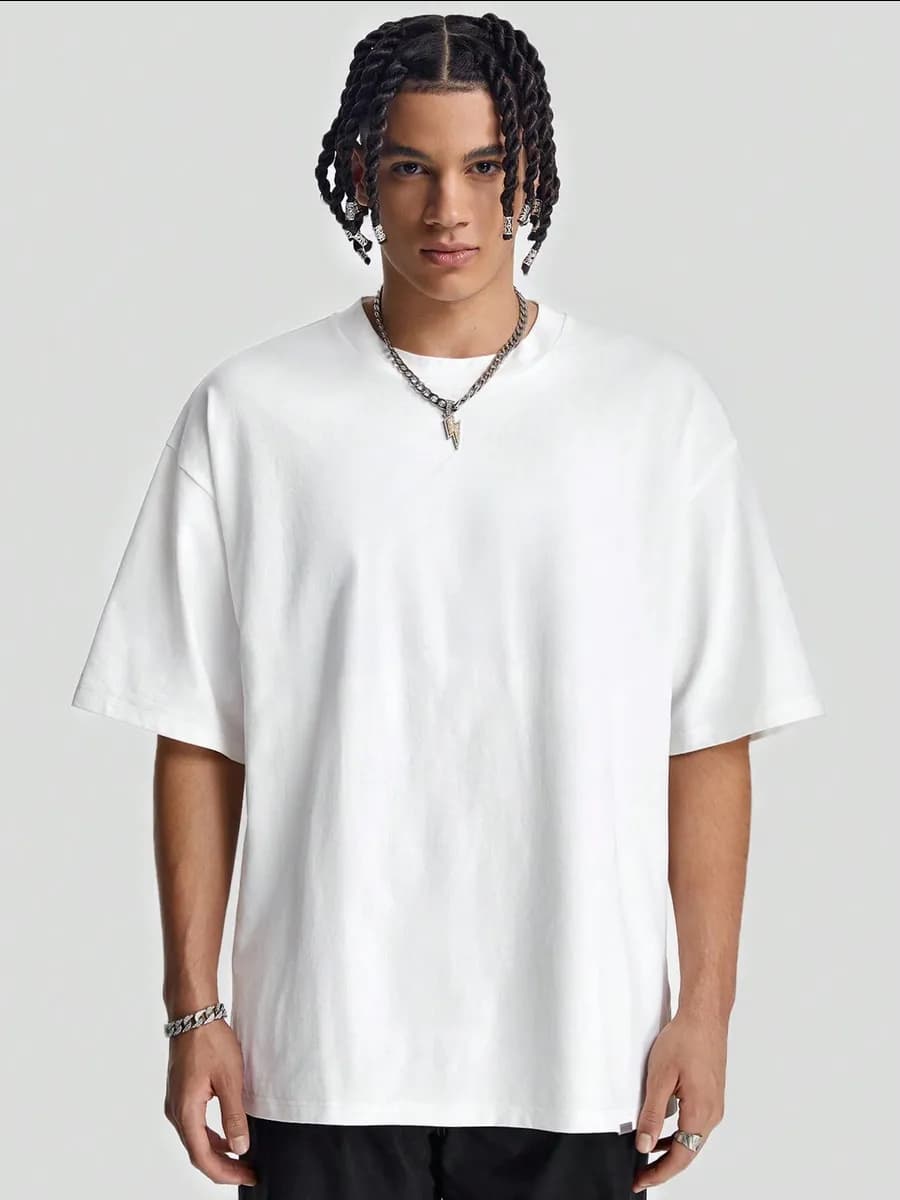 Футболка хлопковая базовая оверсайз