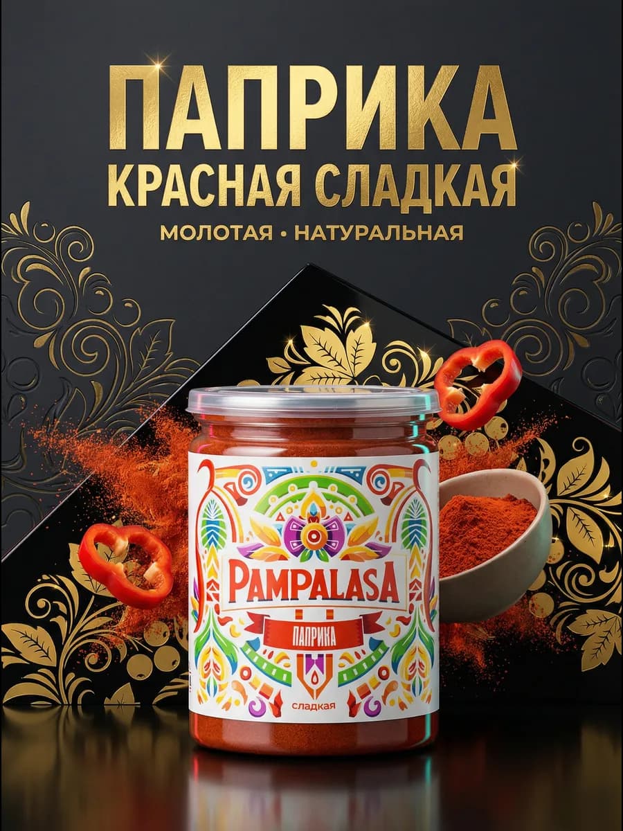 Паприка сладкая, молотая, 150 грамм