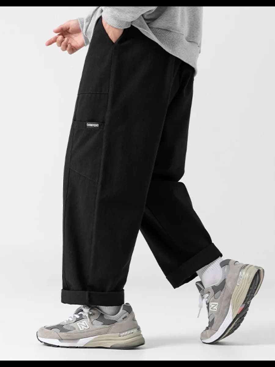 Брюки широкие оверсайз свободные