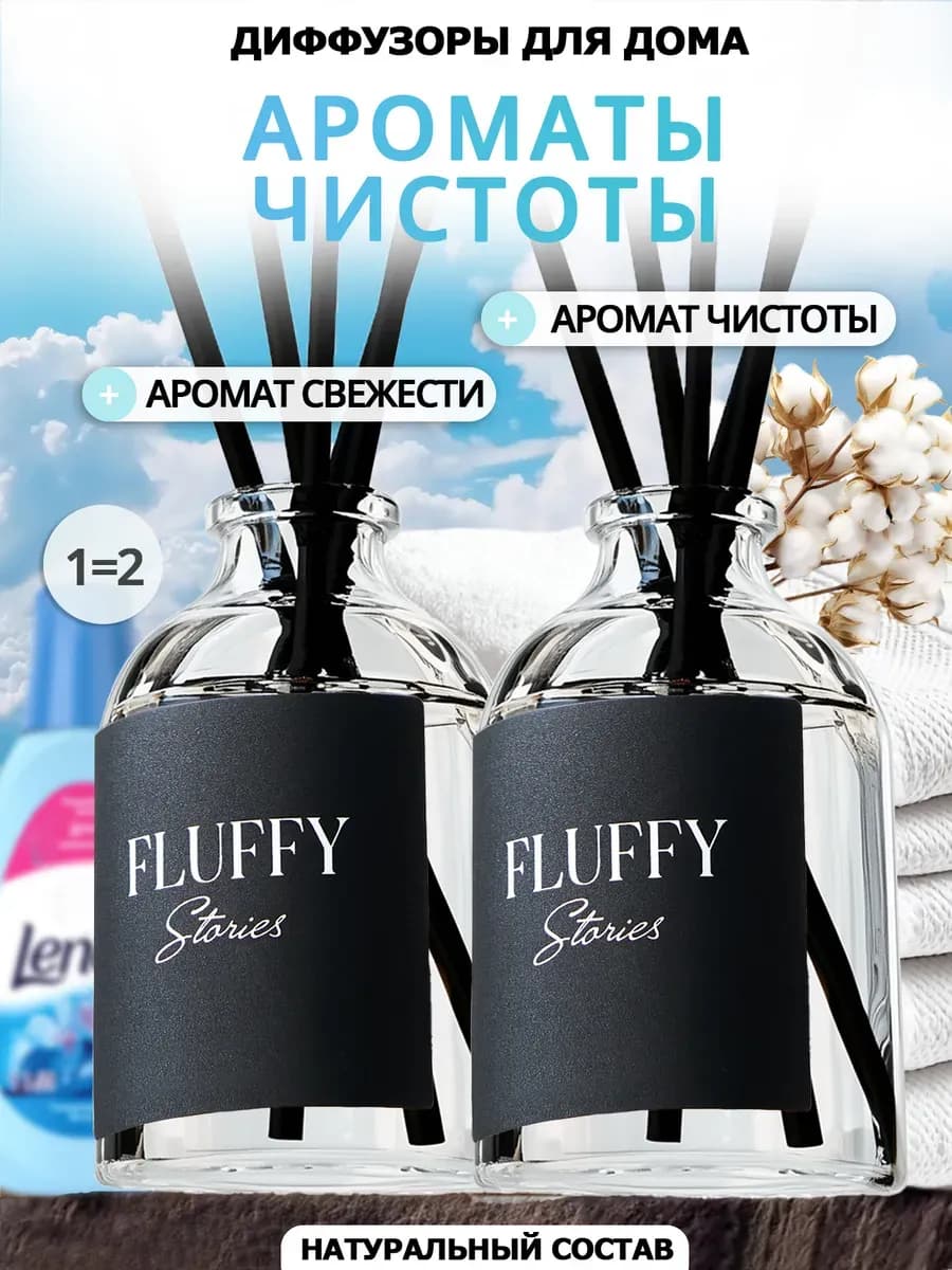Диффузор для дома с палочками парфюмированный набор 2 шт