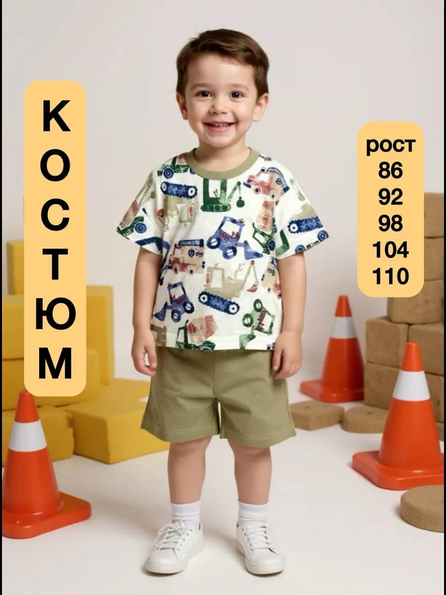 Костюм футболка с шортами