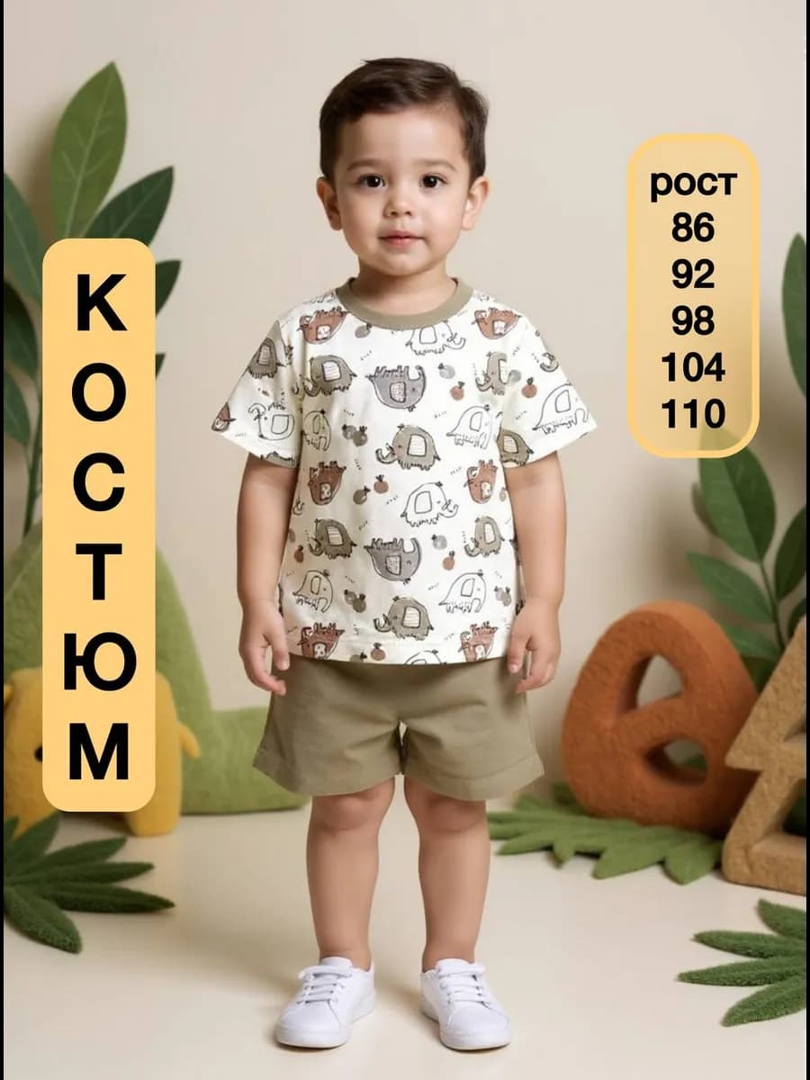 Костюм футболка с шортами