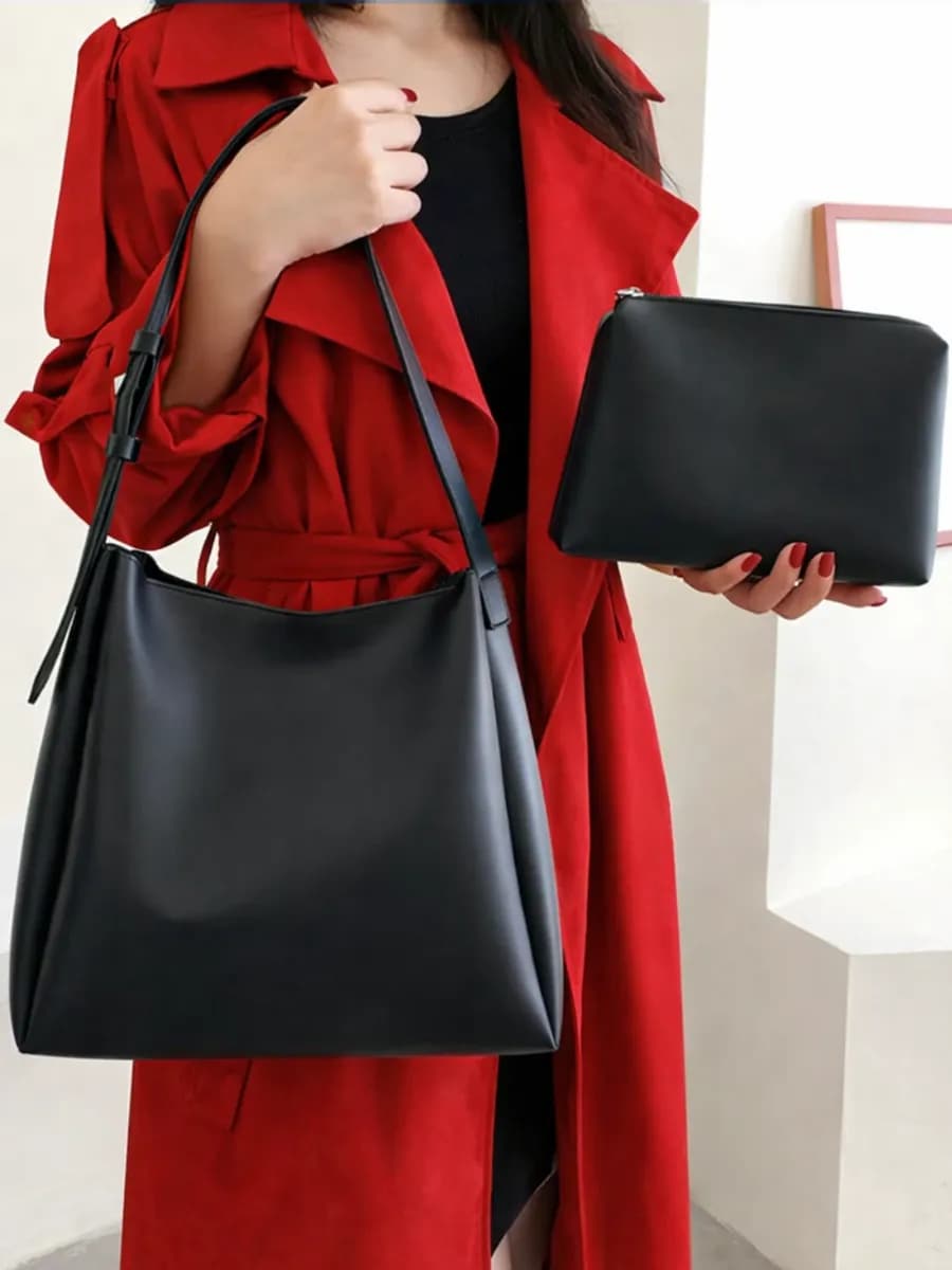 Сумка большая А4 с косметичкой