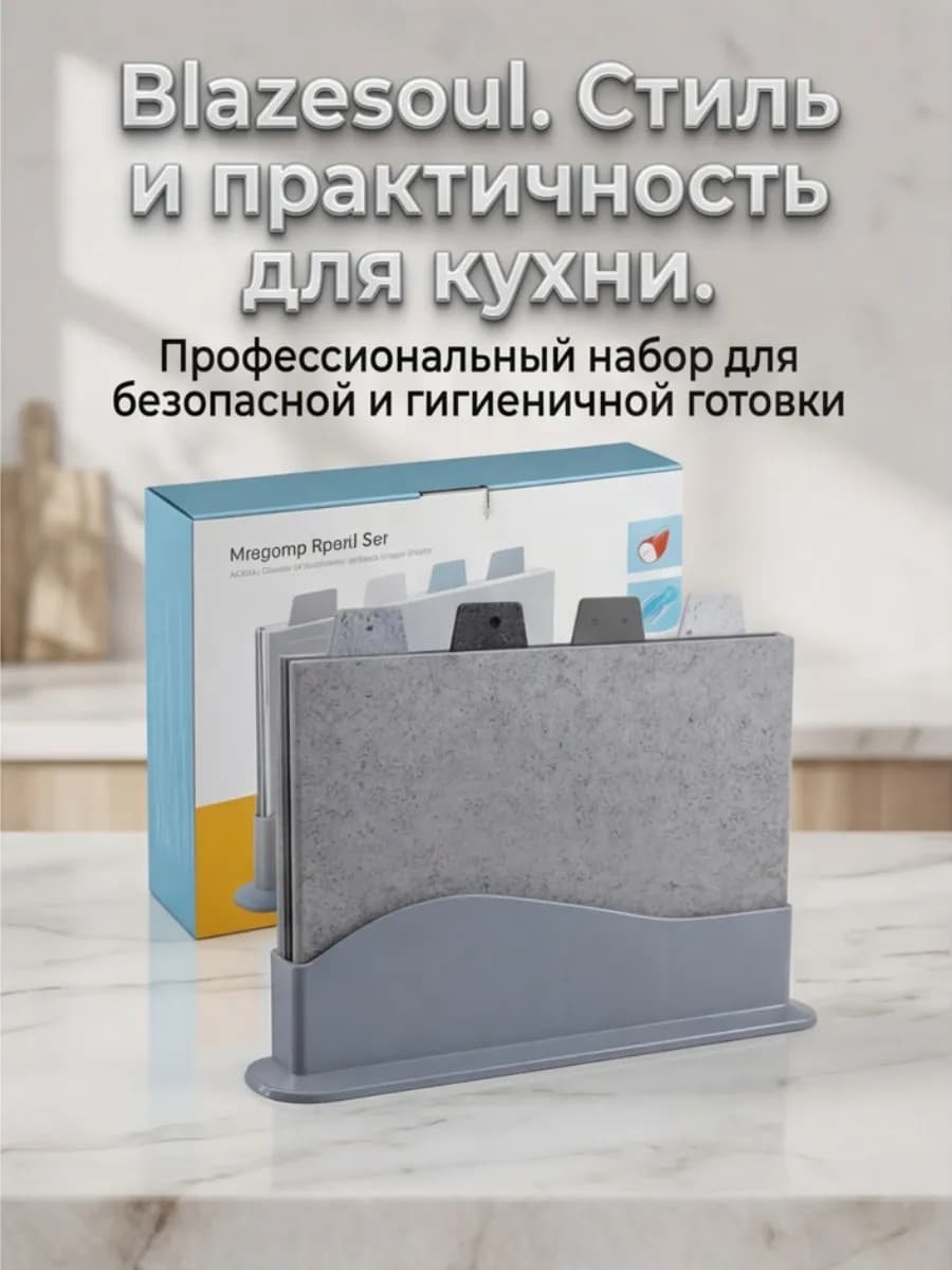 Набор досок разделочных 4 в 1