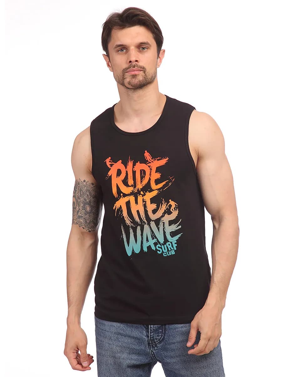 Майка мужская хлопок спортивная