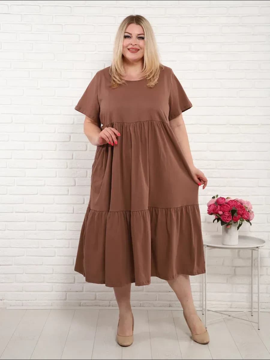 платье домашнее большого размера