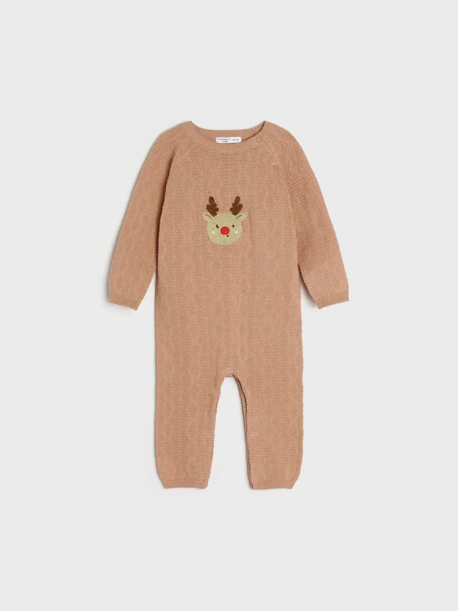 Комбинезон детский вязаный