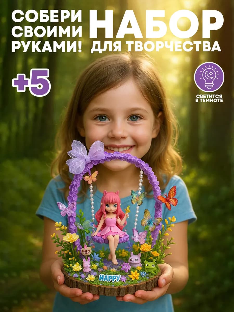 Набор для творчества, поделок и лепки для девочек