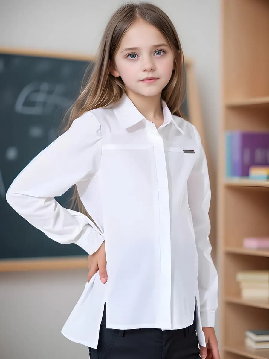 Блузка-рубашка школьная для подростка