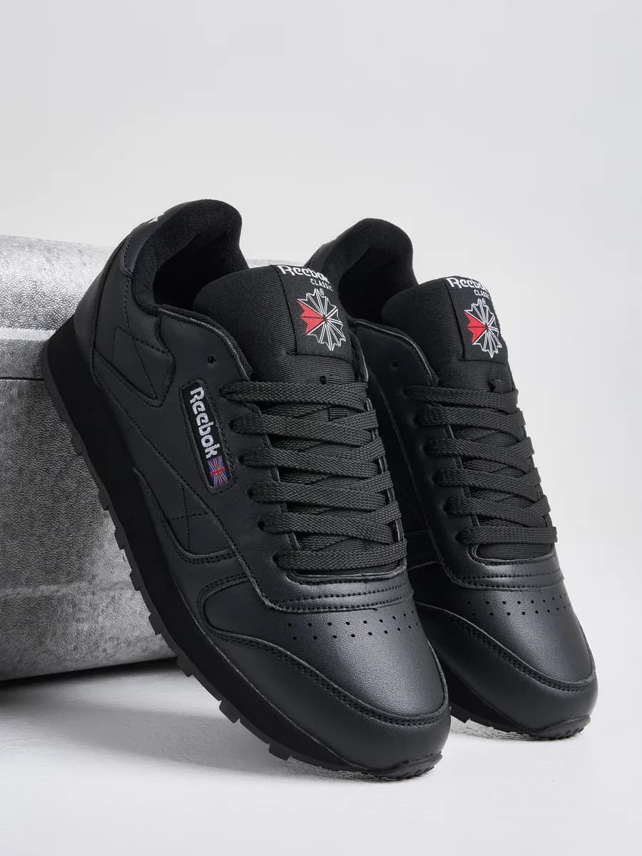 Кроссовки мужские чорный - фото 1