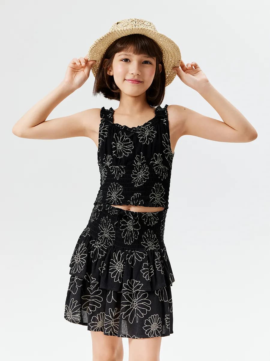 Блузка-топ летняя укороченная