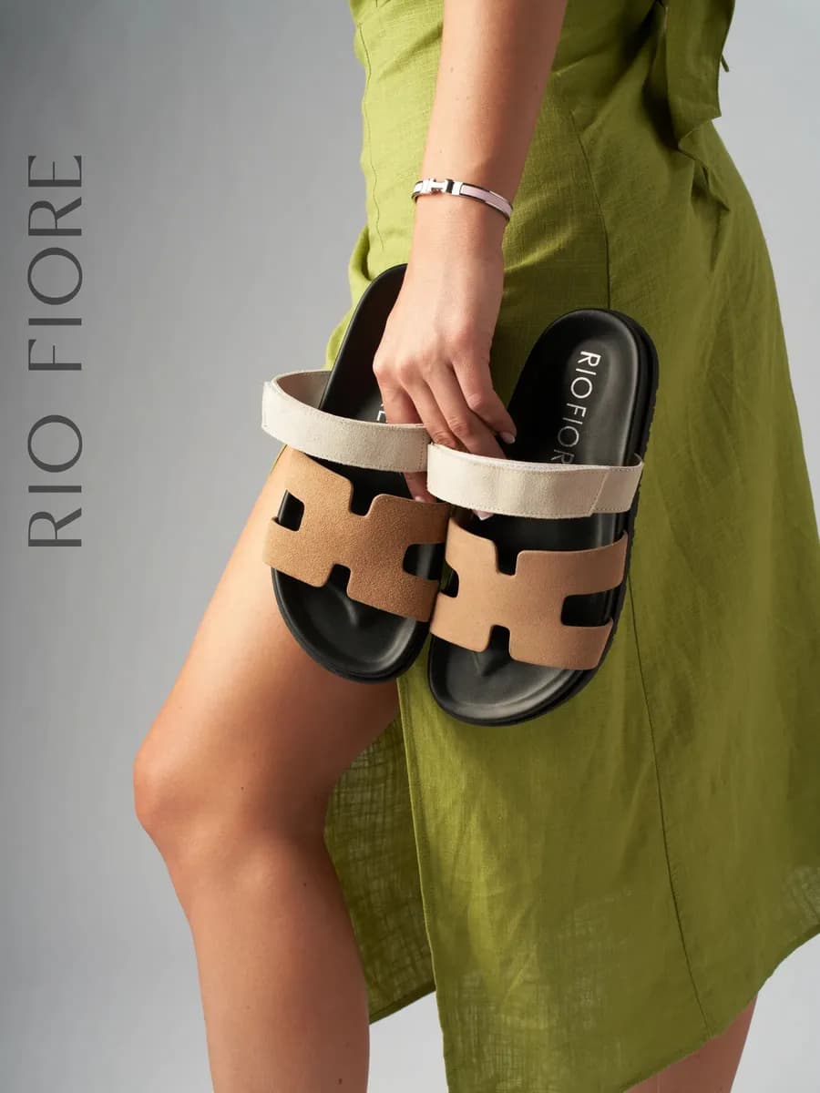 Босоножки летние с ремешком на липучке