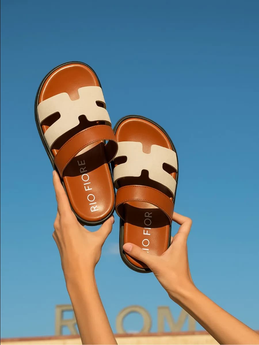 Босоножки летние с ремешком на липучке