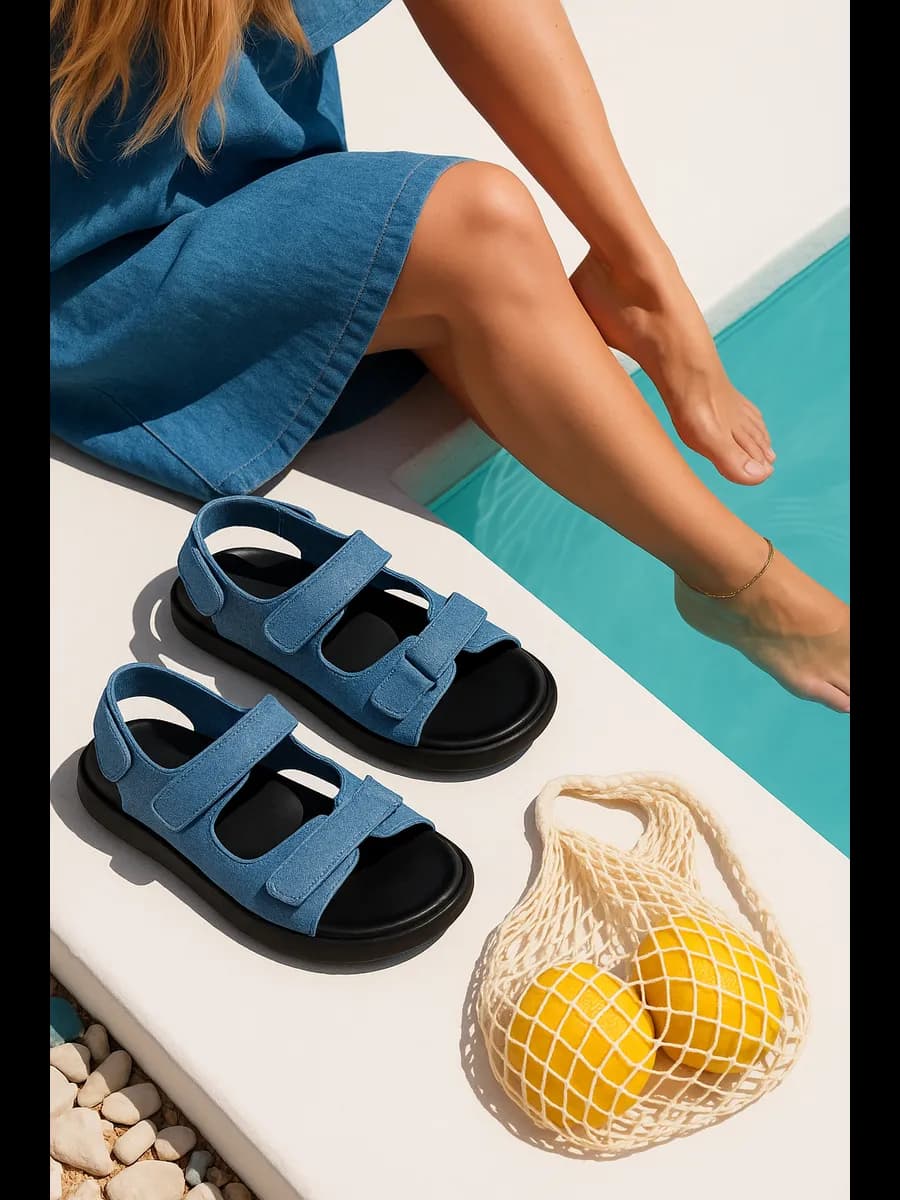 Босоножки летние с ремешком