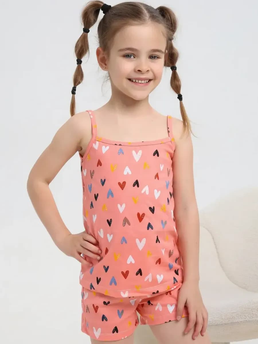 Пижама детская трикотажная с шортами