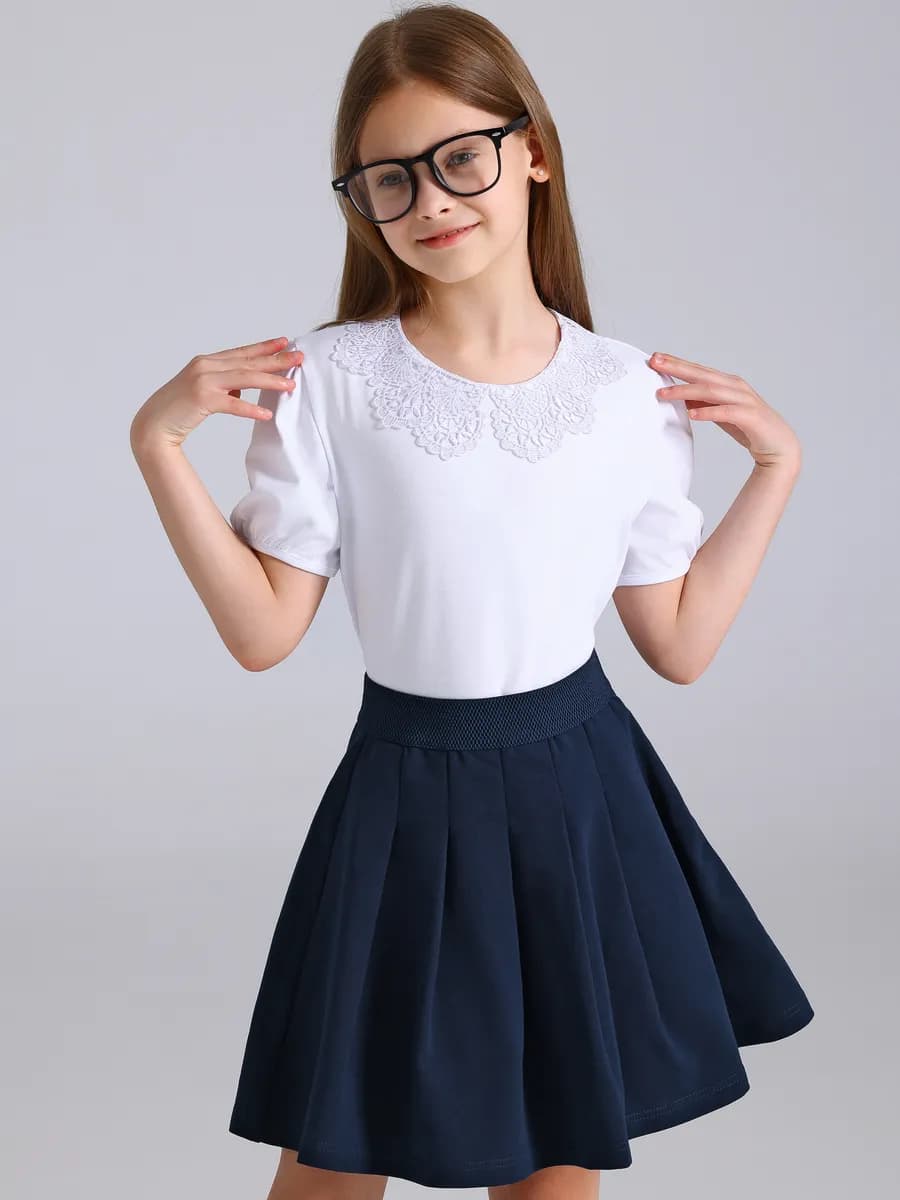 Блузка для девочки школьная нарядная