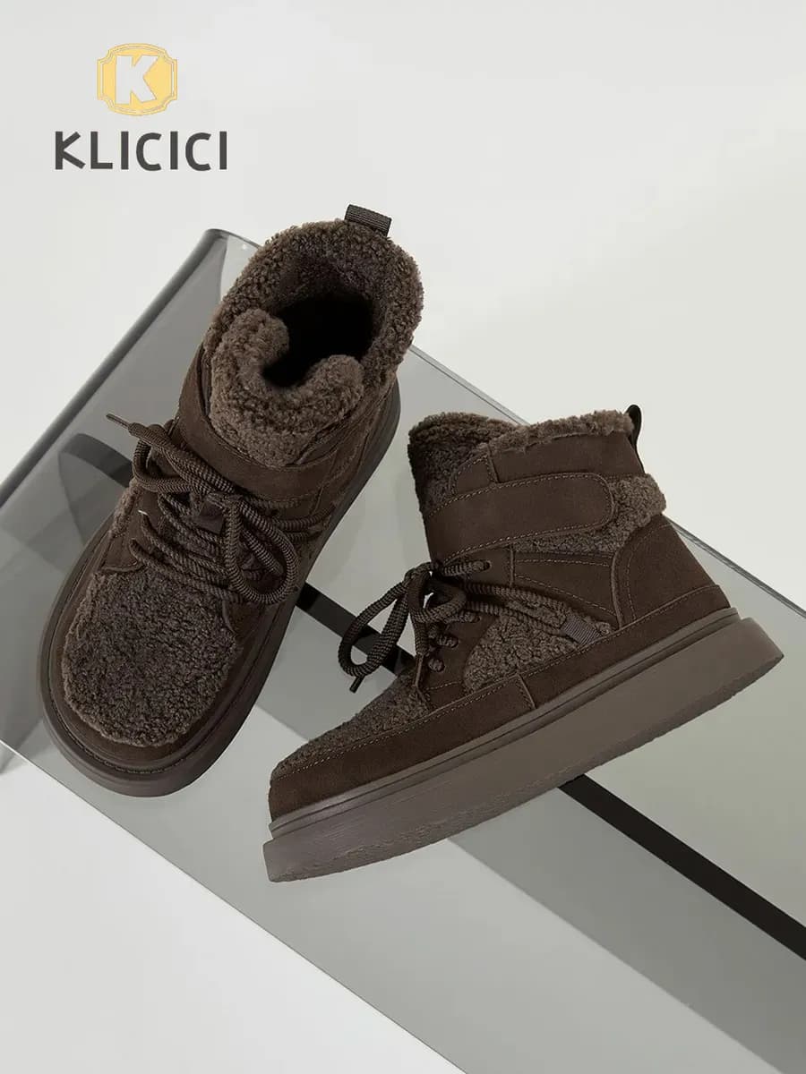 ботинки женские зимние с мехом