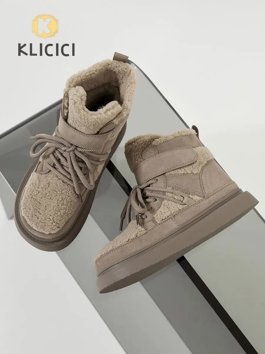 ботинки женские зимние с мехом