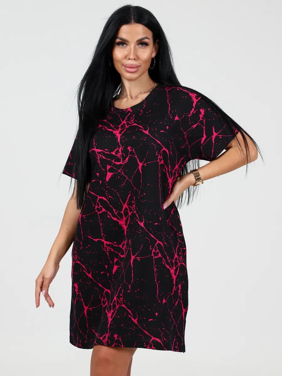 Туника домашняя больших размеров летняя хлопок